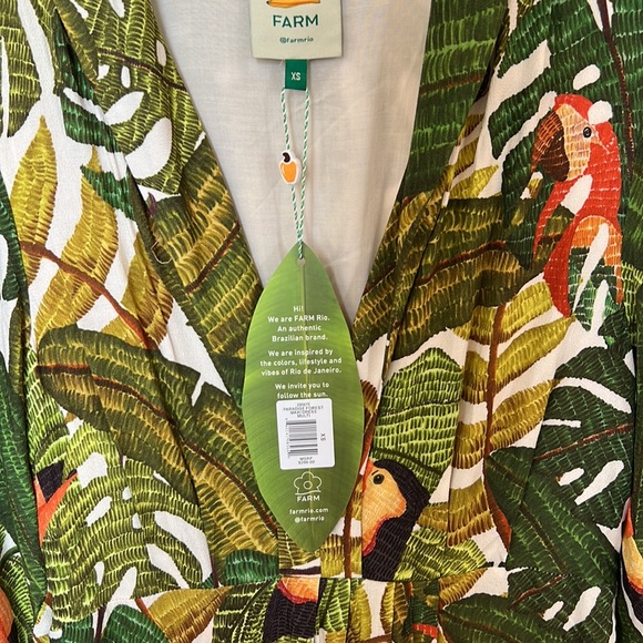 NWT Paradise Forest Maxi Dress - Farm Rio - Picture 4 of 4